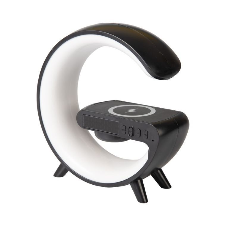 Albi, Mini G, lampa z głośnikiem i ładowarką, czarna