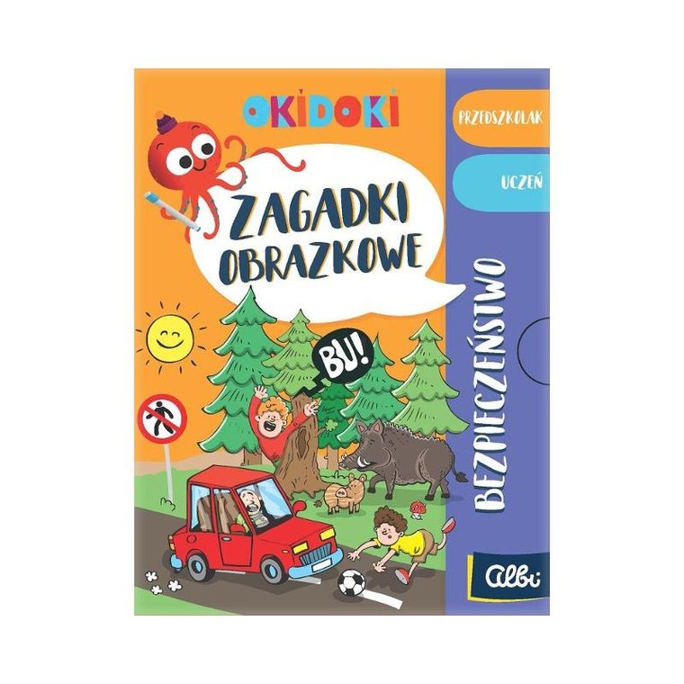 Albi. Okidoki. Zagadki obrazkowe. Bezpieczeństwo