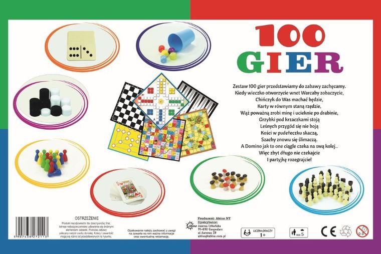 Albino, Zestaw 100 gier
