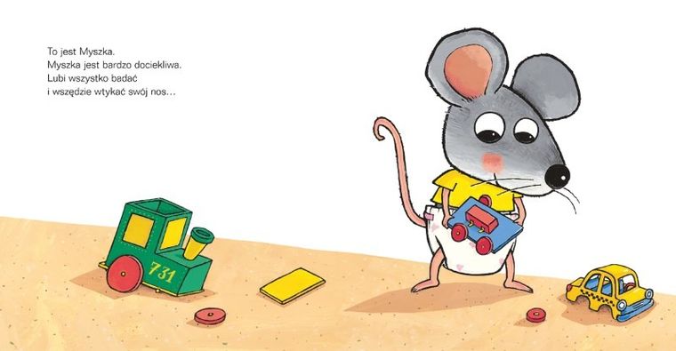 Ale kupa. Co masz w pieluszce?