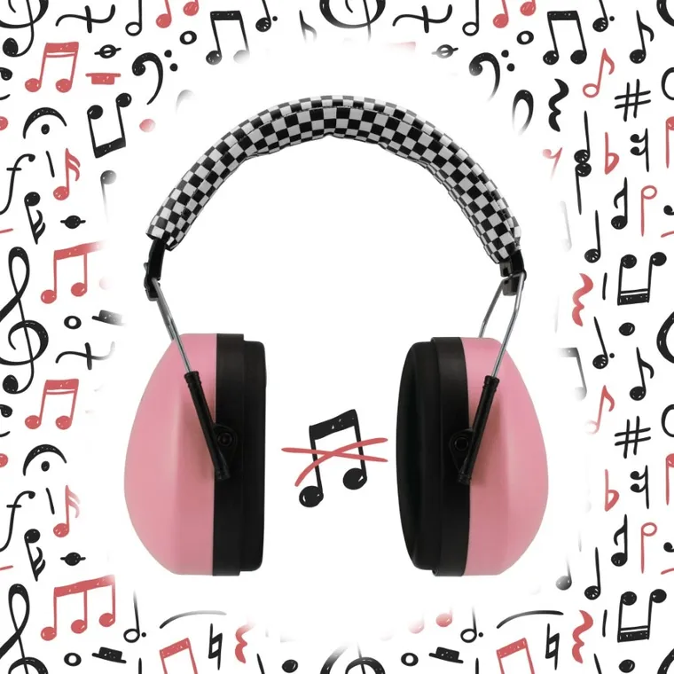 Alecto, BV-71, nauszniki wygłuszające dla dzieci, różowe