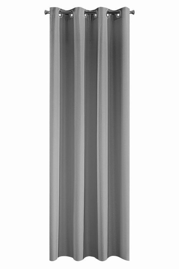 Alena, zasłona jednokolorowa ze srebrną nicią, 140-250 cm