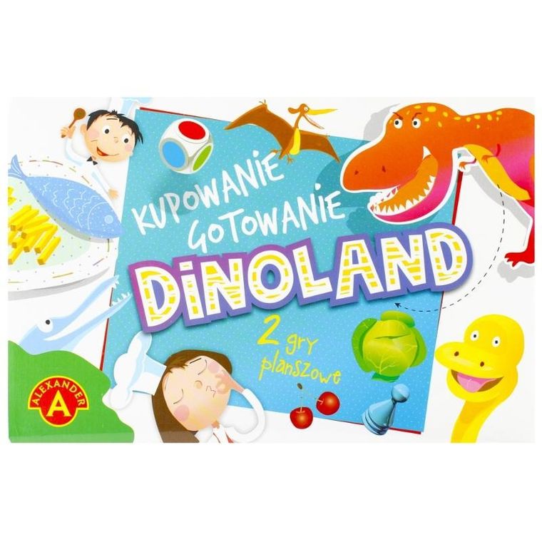 Alexander, Dinoland: Kupowanie, gotowanie, gra planszowa
