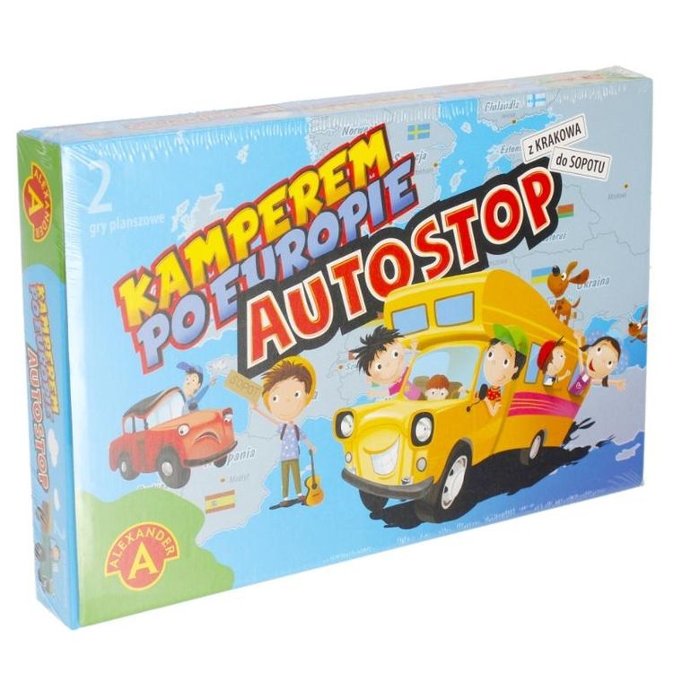 Alexander, Kamperem po Europie, Autostop, gra familijna