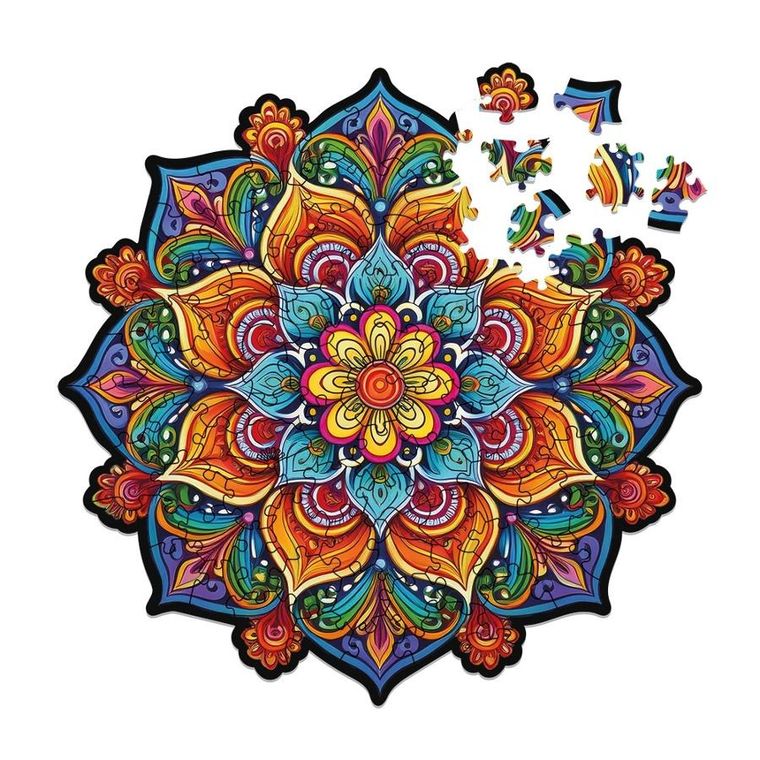 Alexander, Mandala radości, puzzle drewniane, 100 elementów