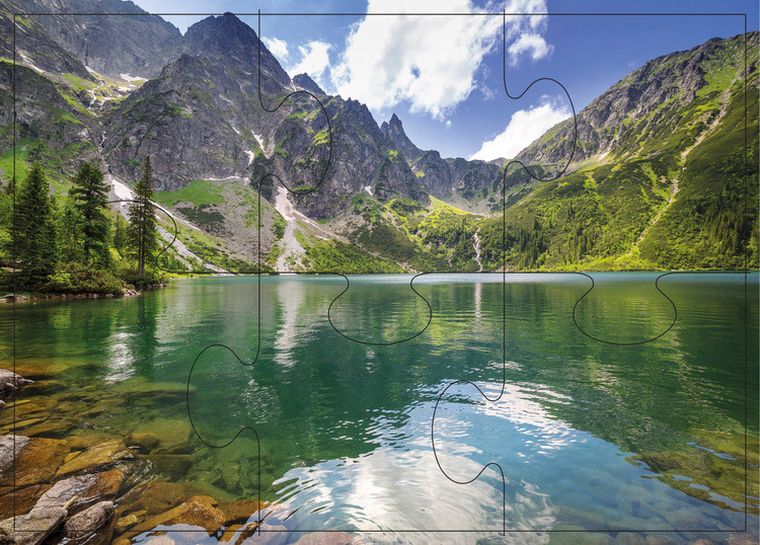 Alexander, Morskie oko, puzzle, 6 elementów