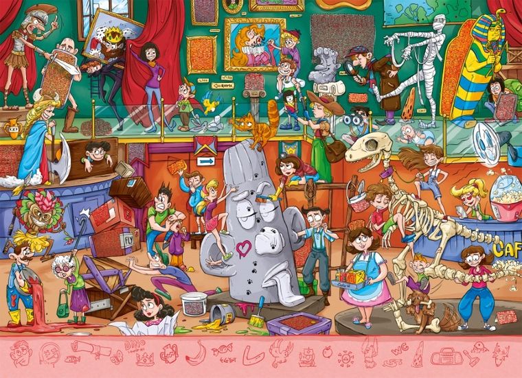 Alexander, Muzeum, puzzle obserwacyjne z lupą, 90 elementów