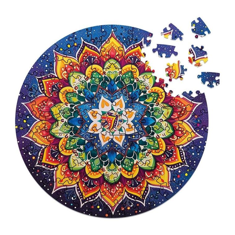 Alexander, Nocna mandala, puzzle drewniane, 100 elementów