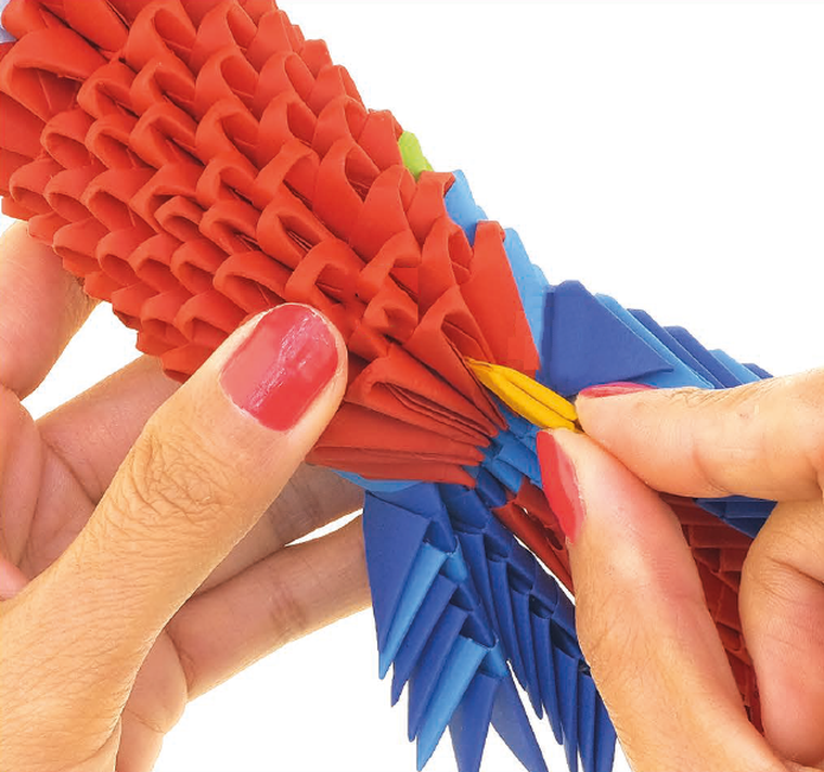 Alexander, Origami 3D, Papuga, zestaw kreatywny