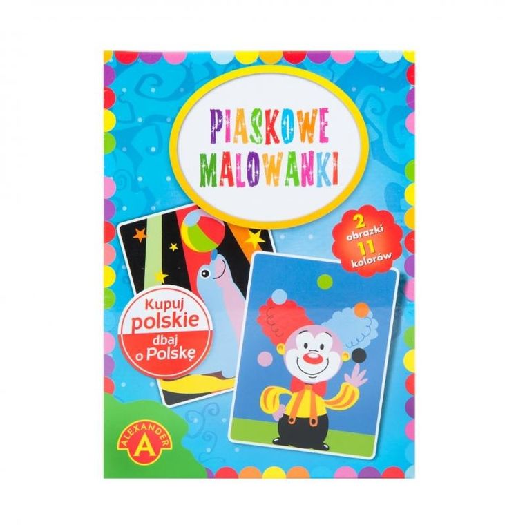 Alexander, Piaskowe malowanki, Foka i klaun, zestaw kreatywny