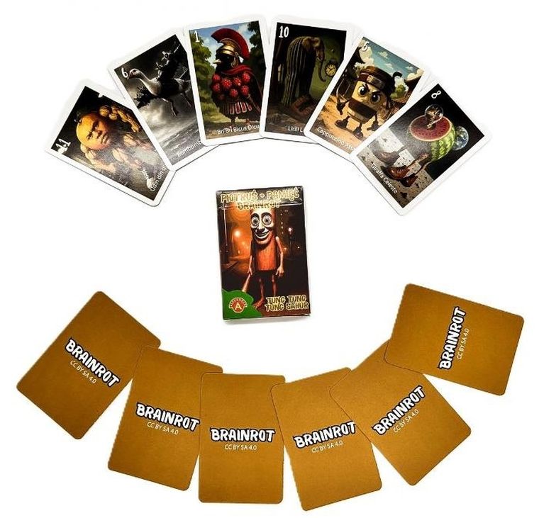 Alexander, Piotruś + Pamięć, Brainrot, Tung Tung Tung Sahur, gra karciana