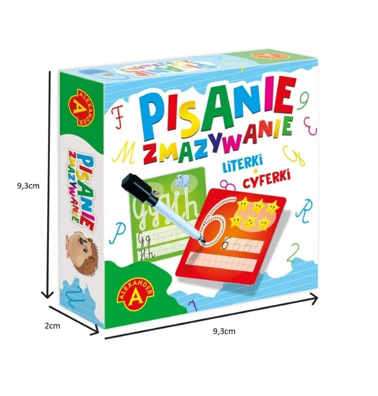 Alexander, Pisanie Zmazywanie, literki- cyferki, gra edukacyjna