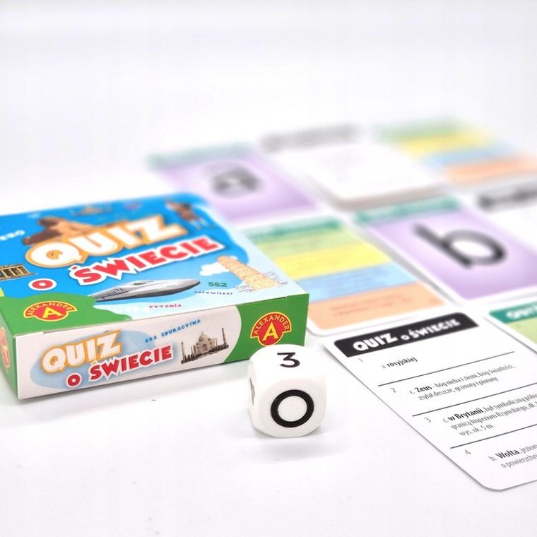 Alexander, Quiz, O świecie, kieszonkowa gra edukacyjna