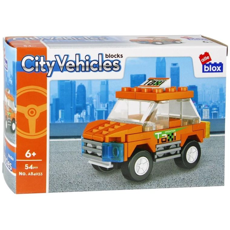 Alleblox, City, Auto Osobowe, klocki konstrukcyjne, 54 elementów