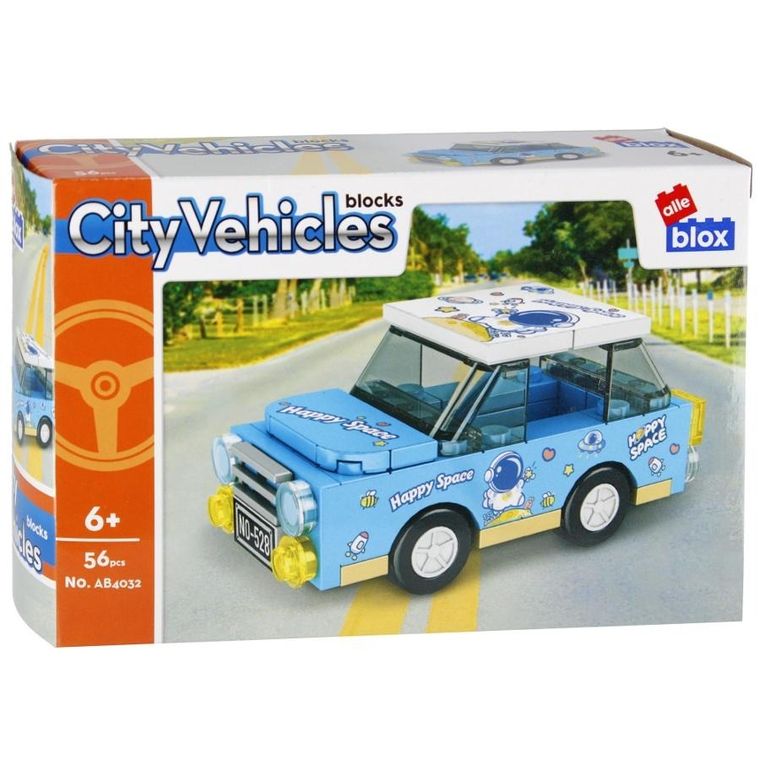 Alleblox, City, Auto Osobowe, klocki konstrukcyjne, 56 elementów