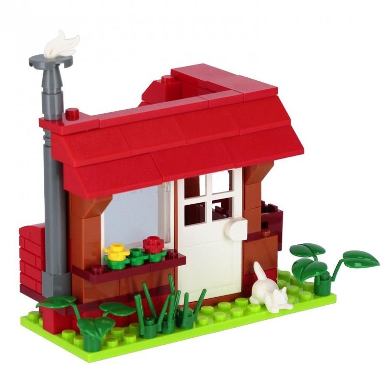 Alleblox, Girl, Dom, klocki konstrukcyjne, 91 elementów