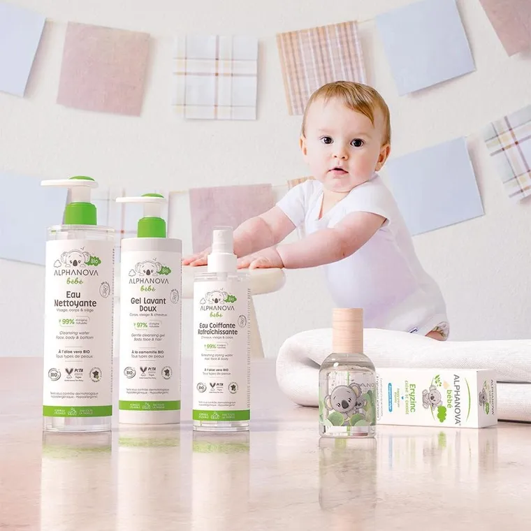 Alphanova Bebe Bio, delikatny balsam oliwny dla niemowląt, 400 ml