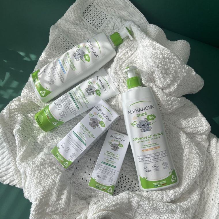 Alphanova Bebe, krem na bazie oliwy do twarzy i ciała, 75 ml