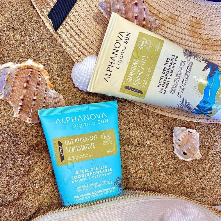 Alphanova Sun Beauty, Bio nawilżające mleczko po opalaniu, 150 ml