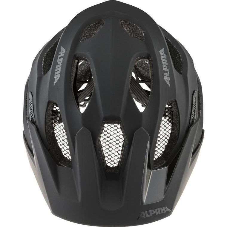 Alpina, kask rowerowy, Carapax 2.0, czarny mat, rozmiar 52-57 cm