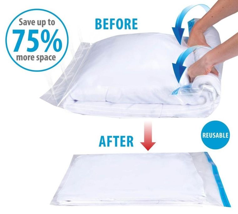 Alpina, worek próżniowy do przechowywania ubrań, 60-80 cm