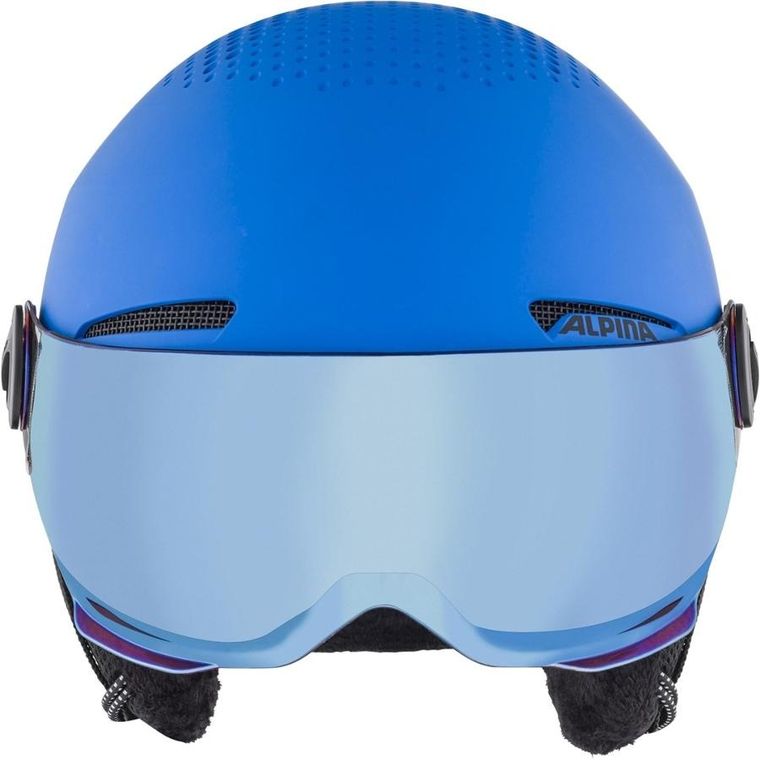 Alpina, Zupo Visor Q Lite, kask narciarski, niebieski, 54-58 cm