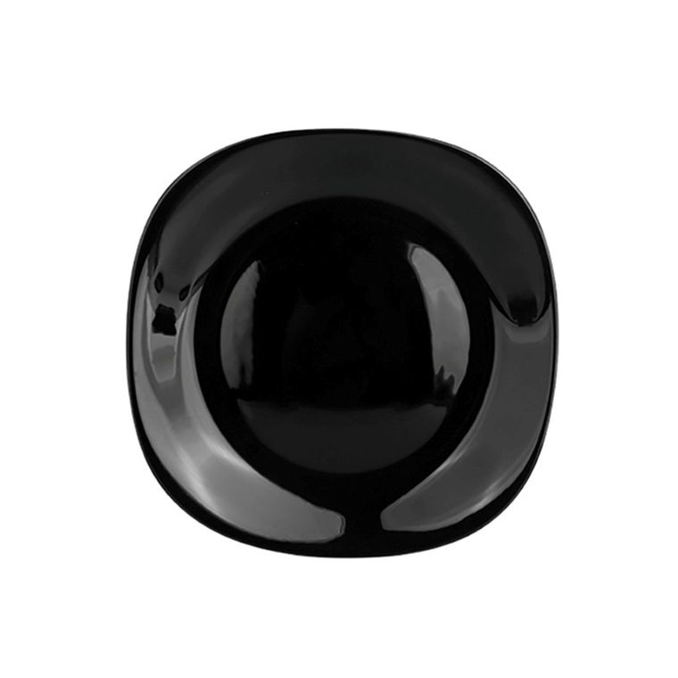 Altom Design, Black Harmony, talerz płytki, czarny, 27,5 cm