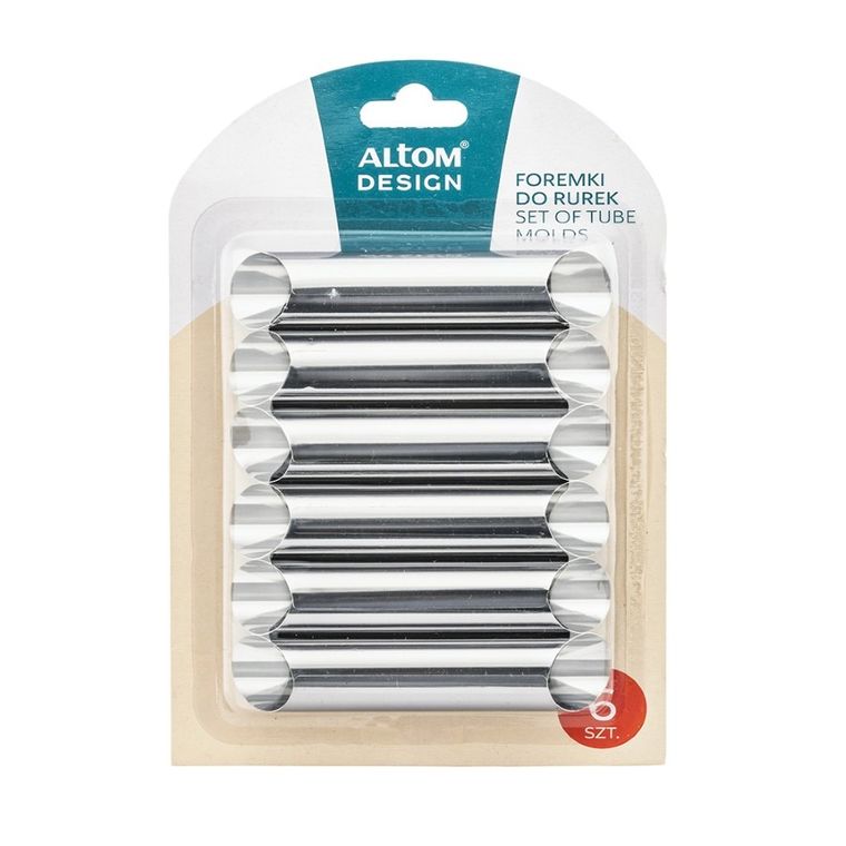 Altom Design, foremki do rurek, 12.5-2.5 cm, 6 szt.