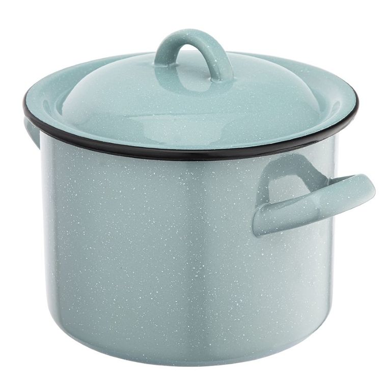 Altom Design, garnek prosty, szałwiowy nakrapiany, 3,3l, 18-14 cm