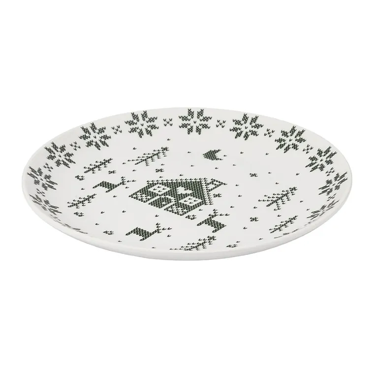 Altom Design, Grenlandia, talerz deserowy nbc, 20 cm, zielony