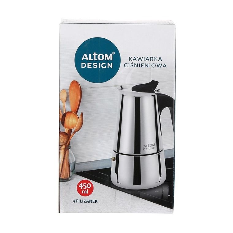 Altom Design, kawiarka stalowa 9 filiżanek, 450 ml