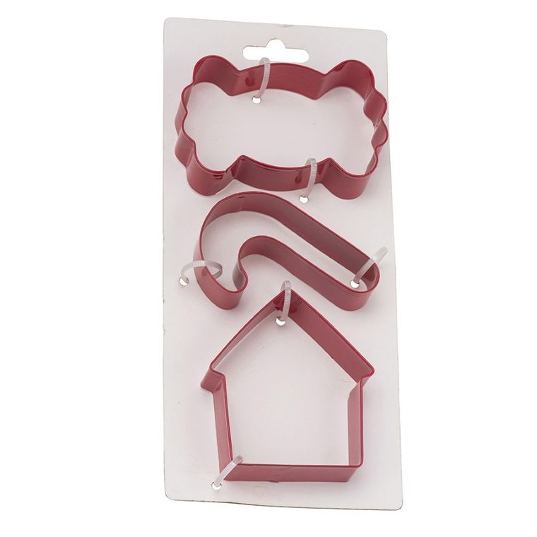 Altom Design, komplet 3 wykrawaczy nierdzewnych, Christmas Sweets