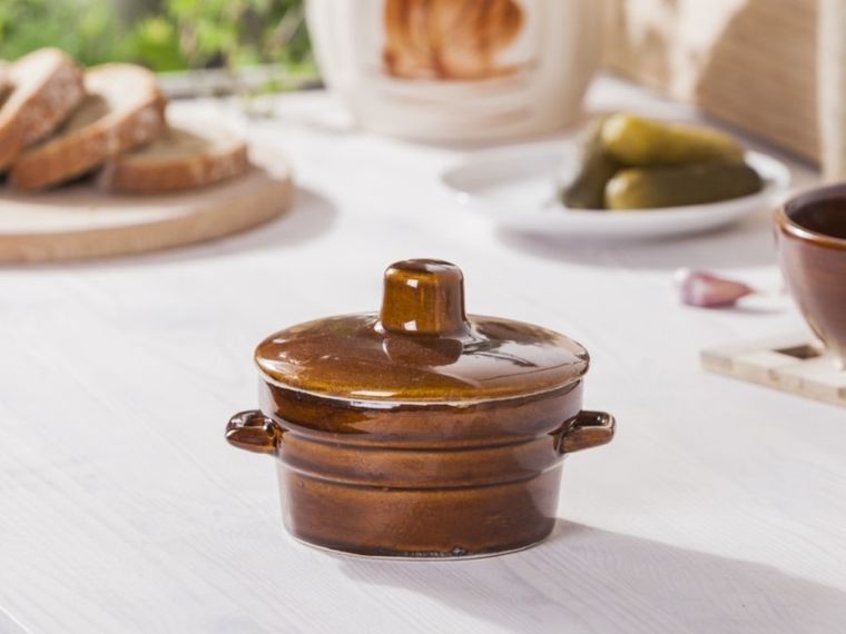 Altom Design, Krystynka, garnek na smalec 0,3l, z pokrywką