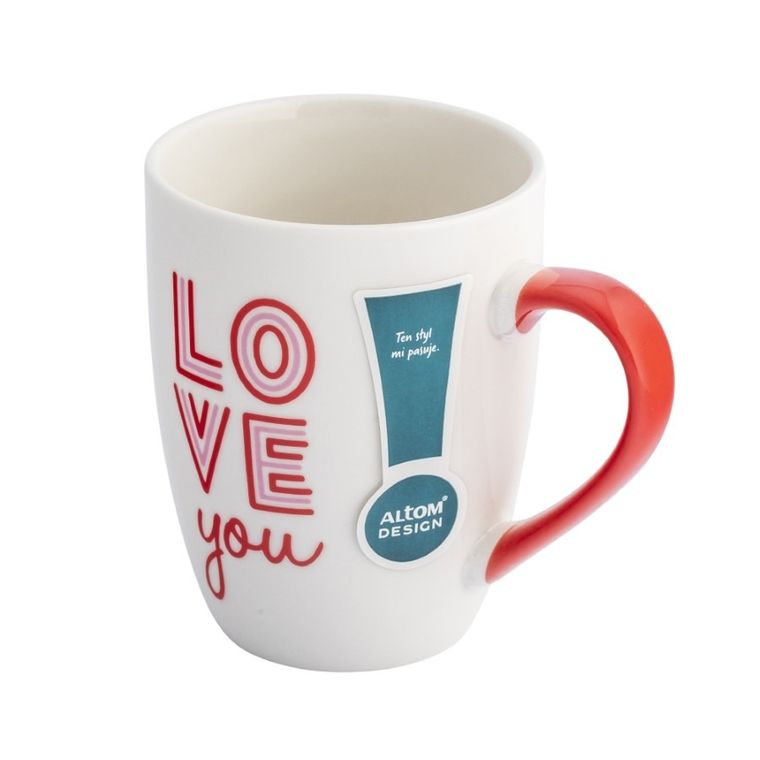 Altom Design, kubek baryłka nbc, 340 ml, love you
