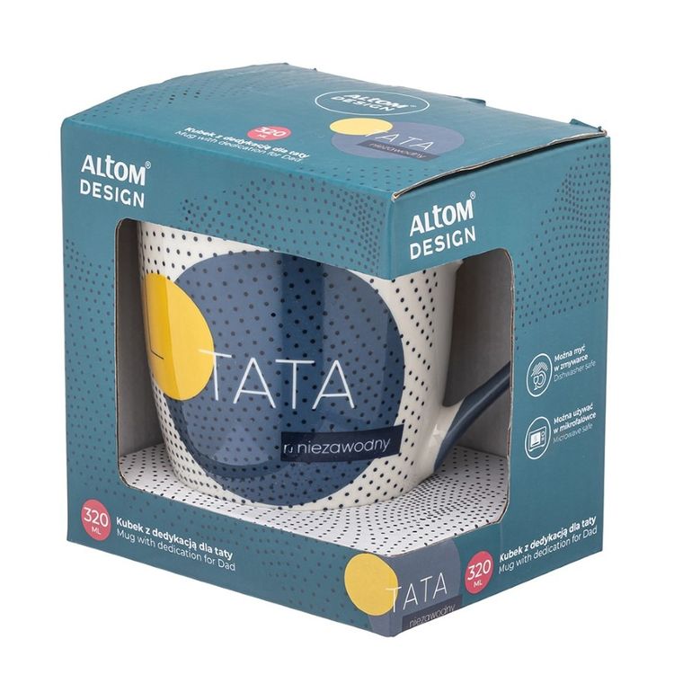 Altom Design, kubek baryłka tata niezawodny, nbc, 320 ml, color box