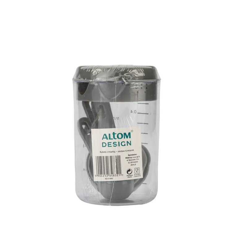 Altom Design, kubek z miarką + zestaw 6 miarek