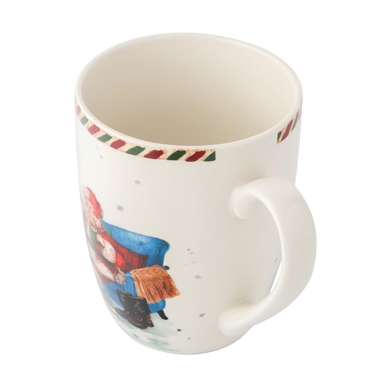 Altom Design, list do Mikołaja, kubek baryłka duża nbc, 400 ml, color box