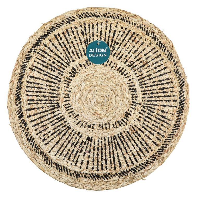 Altom Design, mata stołowa naturalna, sun, 38 cm