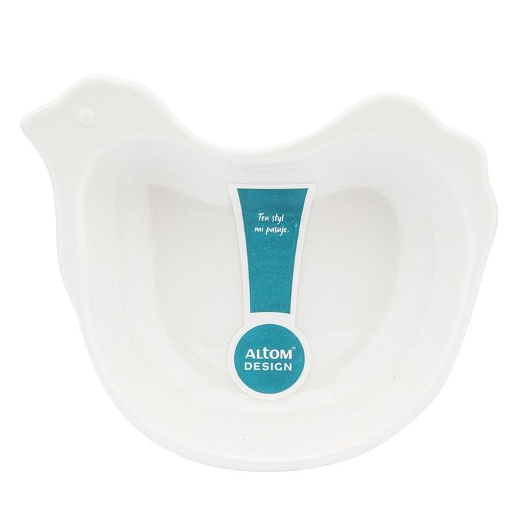 Altom Design, naczynie kurka, porcelana kremowa, 14-11-3 cm