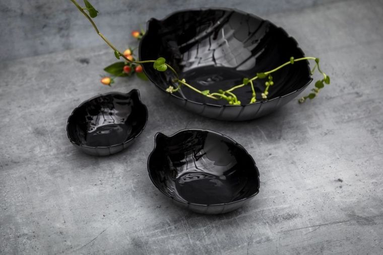 Altom Design, Nocturn, salaterka liść, 14-10,5 cm