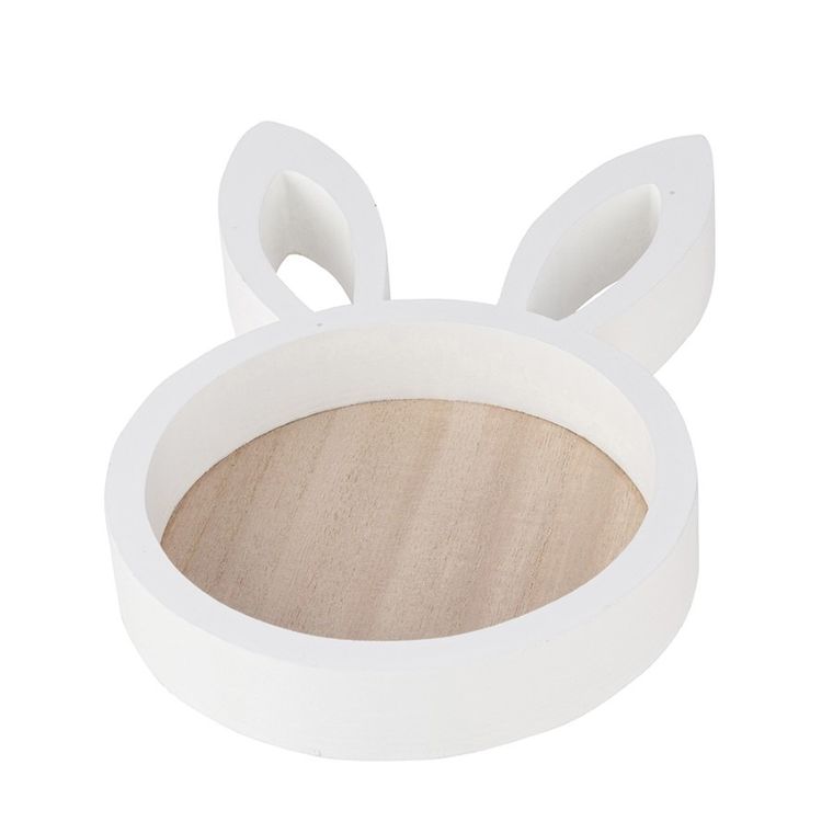 Altom Design, patera dekoracyjna drewniana z uszami, 15-24 cm