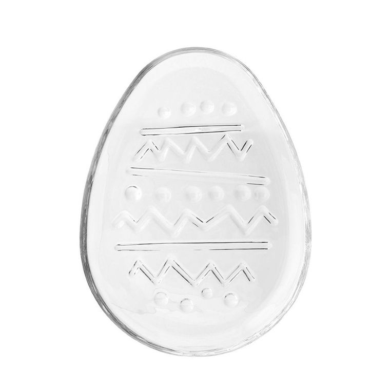 Altom Design, patera szklana, jajko, 20-15-1.8 cm