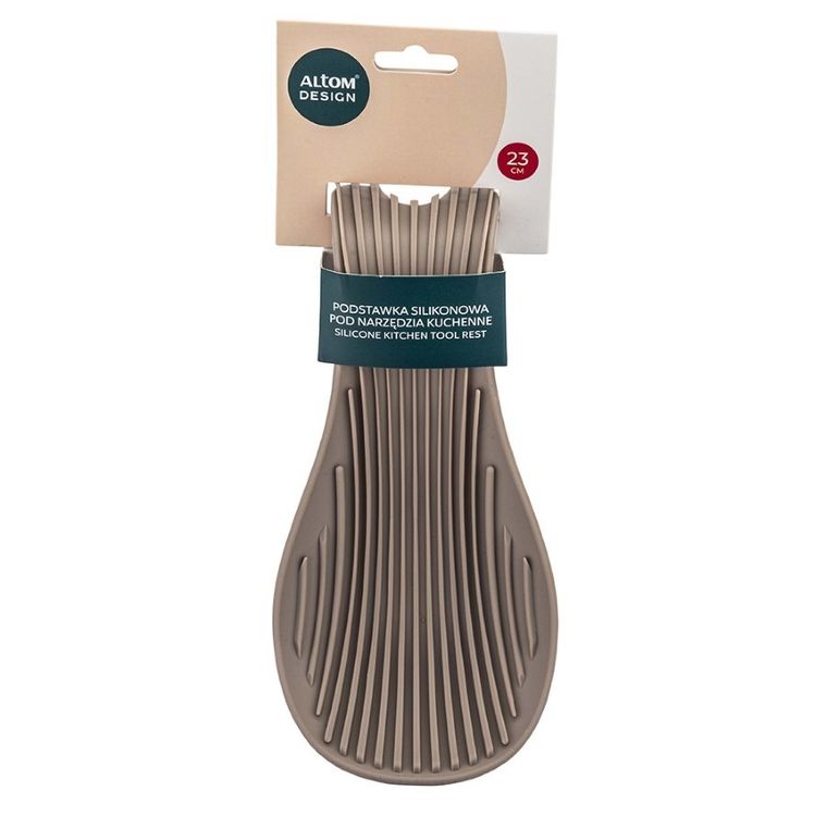 Altom Design, podstawka silikonowa pod narzędzia kuchenne, 23-10.5 cm, beżowa