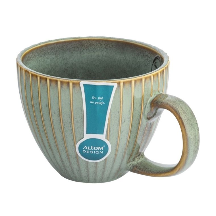 Altom Design, Reactive sage, filiżanka jumbo nbc, 450 ml