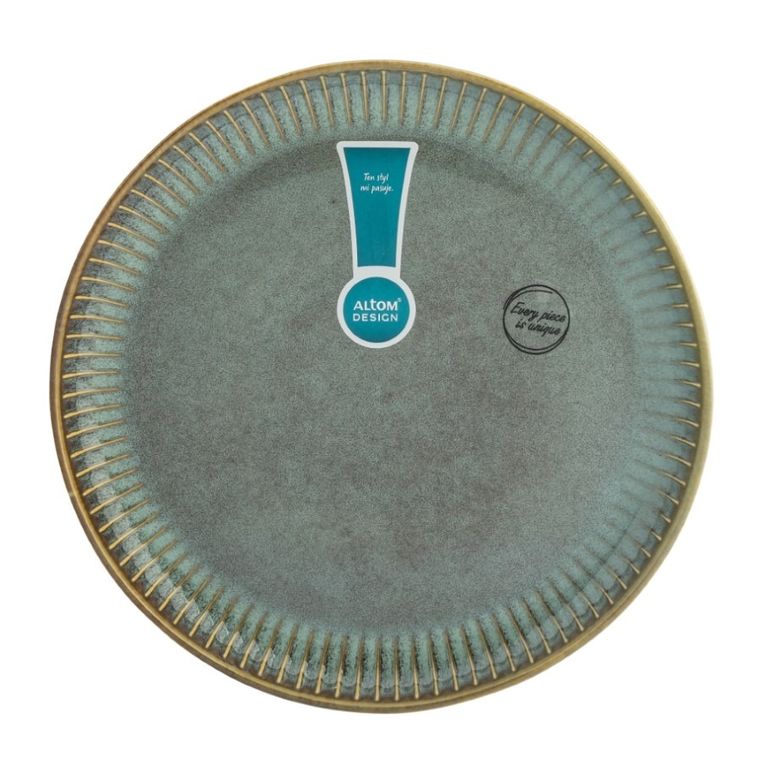Altom Design, Reactive sage, talerz deserowy nbc, 20.5 cm