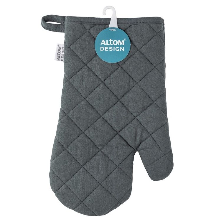 Altom Design, rękawica kuchenna, 18-28 cm, 100% bawełna, grafit