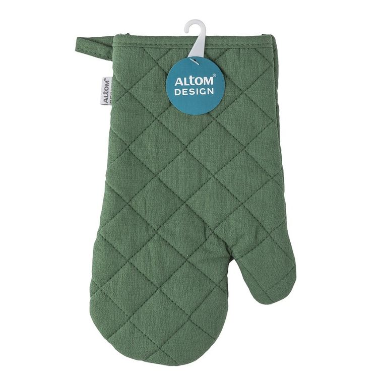 Altom Design, rękawica kuchenna, 18-28 cm, 100% bawełna, zieleń