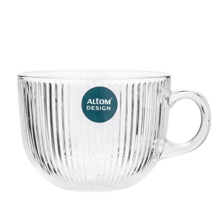 Altom Design, Selena, kubek szklany jumbo, 510 ml