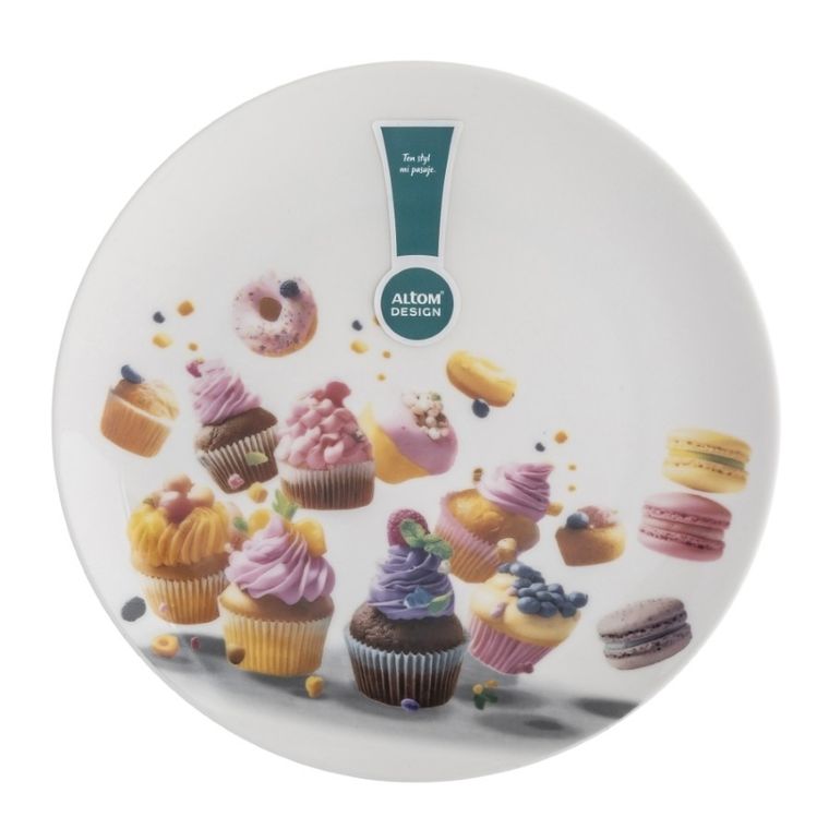 Altom Design, słodkości, talerz deserowy nbc, 20 cm