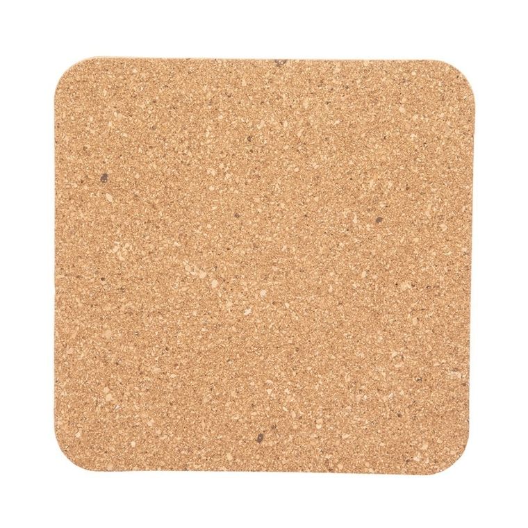 Altom Design, Spiżarnia pani domu, komplet 2 podkładek korkowych kwadratowych, 18-18-0.5 cm